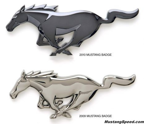 2010 Ford Mustang Logo running horse