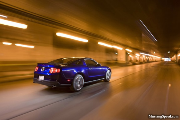 2010 Mustang Blue Coupe