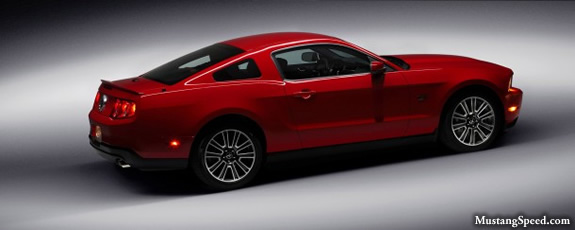 2010 Mustang Metallic red