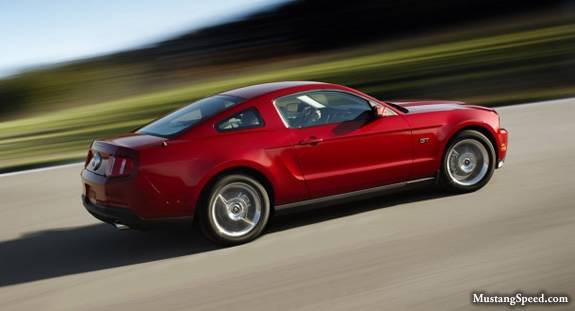 2010 Mustang top speed