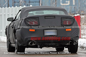 2010 Ford Mustang Spy Shot